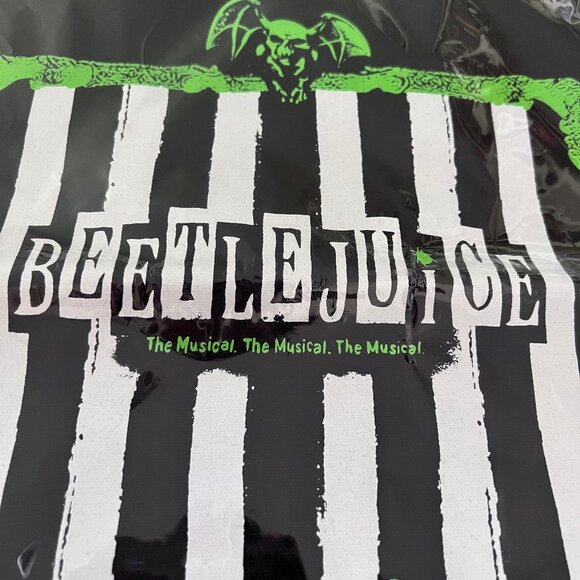 Japan Beetlejuice the Musical Tote Bag & Keychain Charm Set Broadway New - Picture 4 of 6